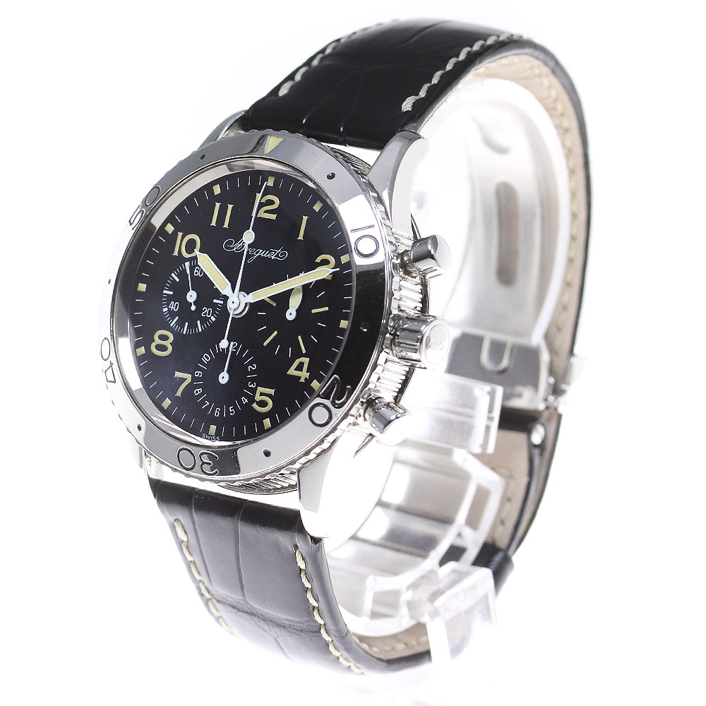 ブレゲ Breguet 3800 アエロナバル タイプ XX クロノグラフ 自動巻き メンズ _830578【中古】