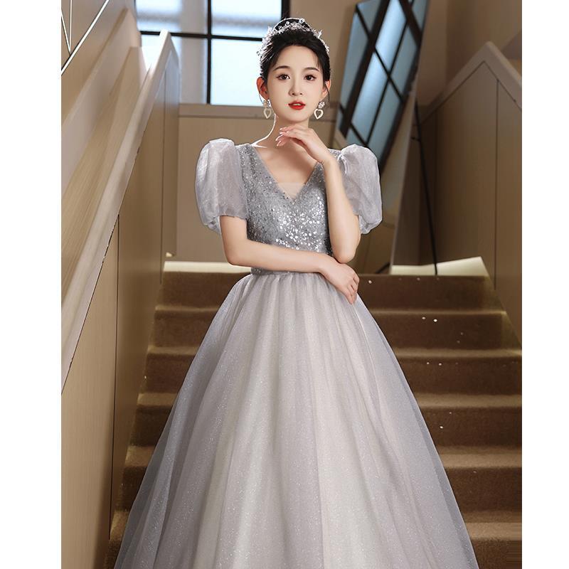 バンケットイブニングドレス女性2024ハイエンド学生日成人式芸術試験ホスト バンケットイブニングドレス女性2024ハイエンド学生日成人式芸術試験ホスト