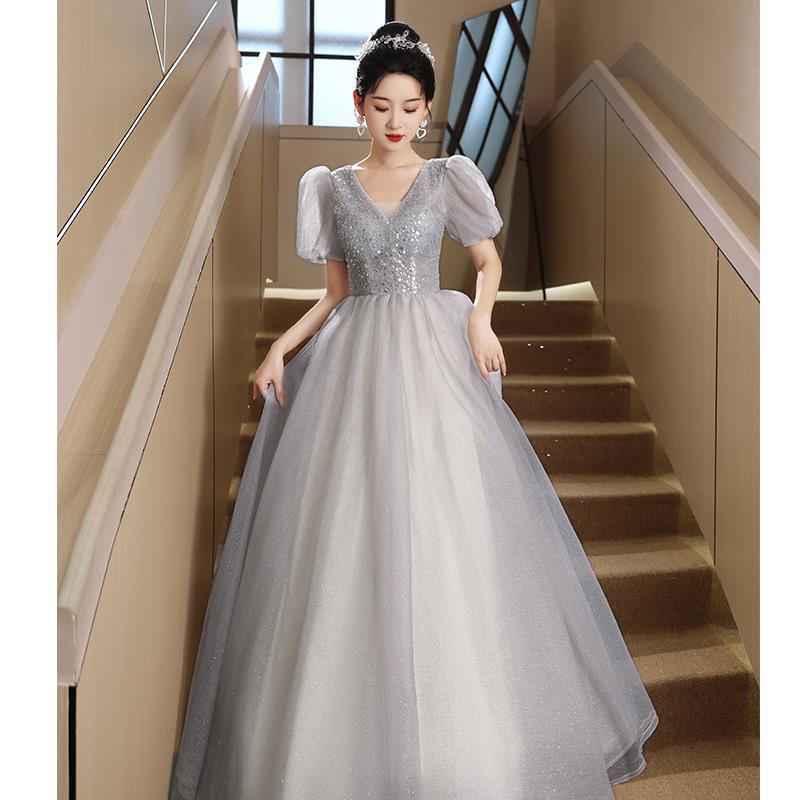 バンケットイブニングドレス女性2024ハイエンド学生日成人式芸術試験ホスト バンケットイブニングドレス女性2024ハイエンド学生日成人式芸術試験ホスト