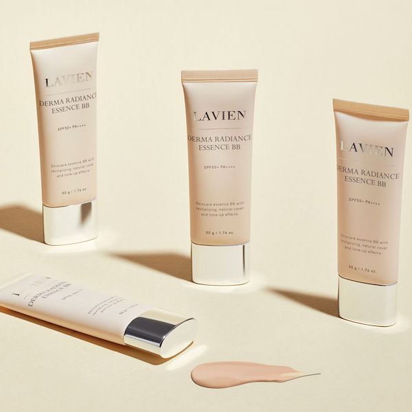LAVIENクッションファンデリフィル付21ライトベージュ、トーンアップ