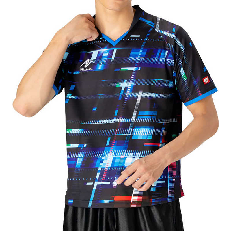 ニッタク 卓球用品 Nittaku ユニセックス スカイステラシャツ ブルー J130 NW2213 ニッタク 卓球用品 Nittaku ユニセックス スカイステラシャツ ブルー J130 NW2213