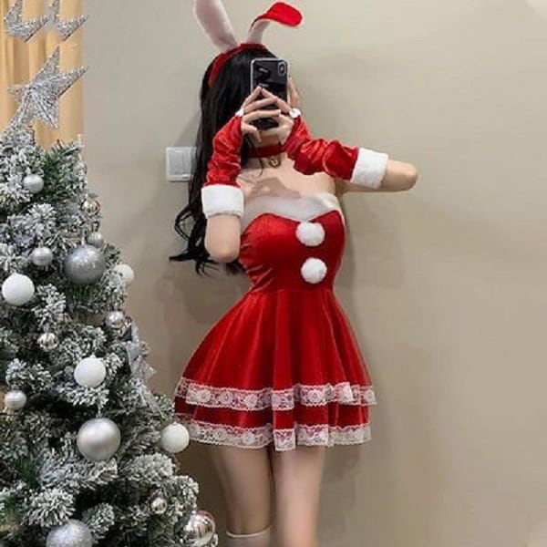 Qoo10] 高 品質7点セット クリスマスコスプレ