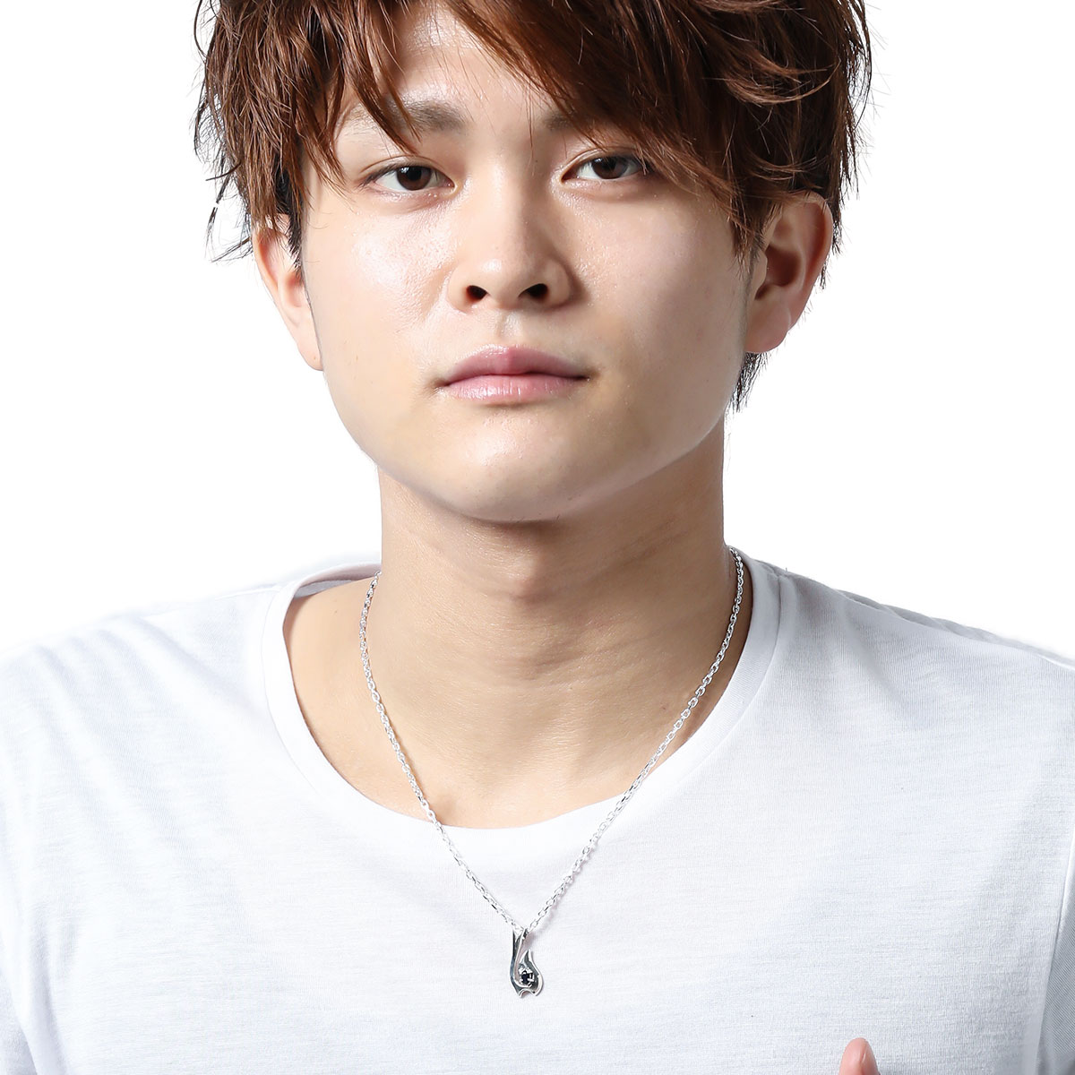 ペンダントネックレス メンズ フィッシュフック サファイヤ シルバー925 銀製品 釣り針 シンプル ペンダントネックレス メンズ フィッシュフック サファイヤ シルバー925 銀製品 釣り針 シンプル