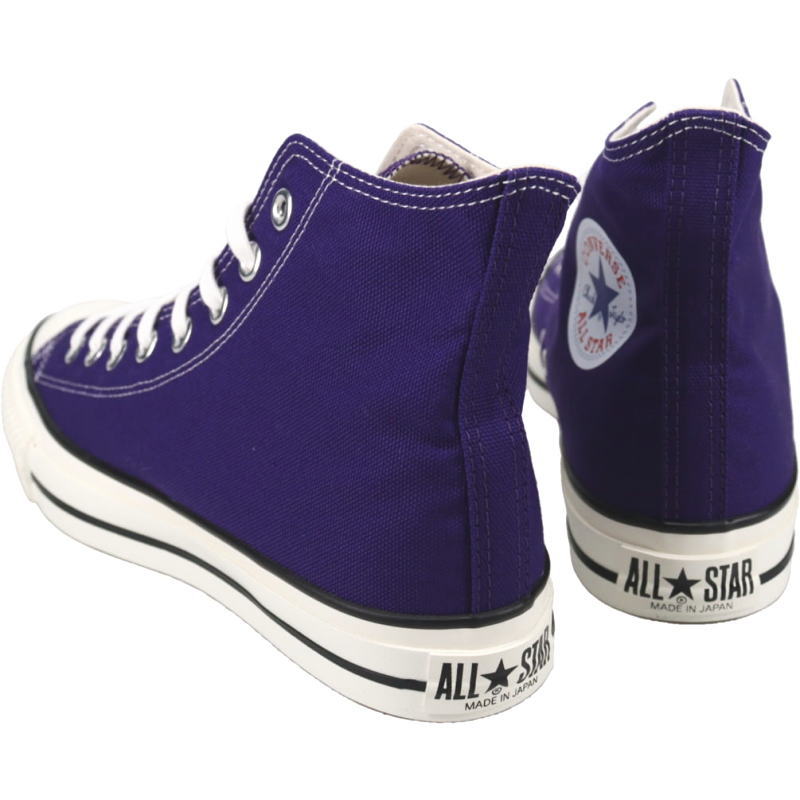 正規品 キャンバス オールスター ジャパン ハイ パープル 正規品 キャンバス オールスター ジャパン ハイ パープル