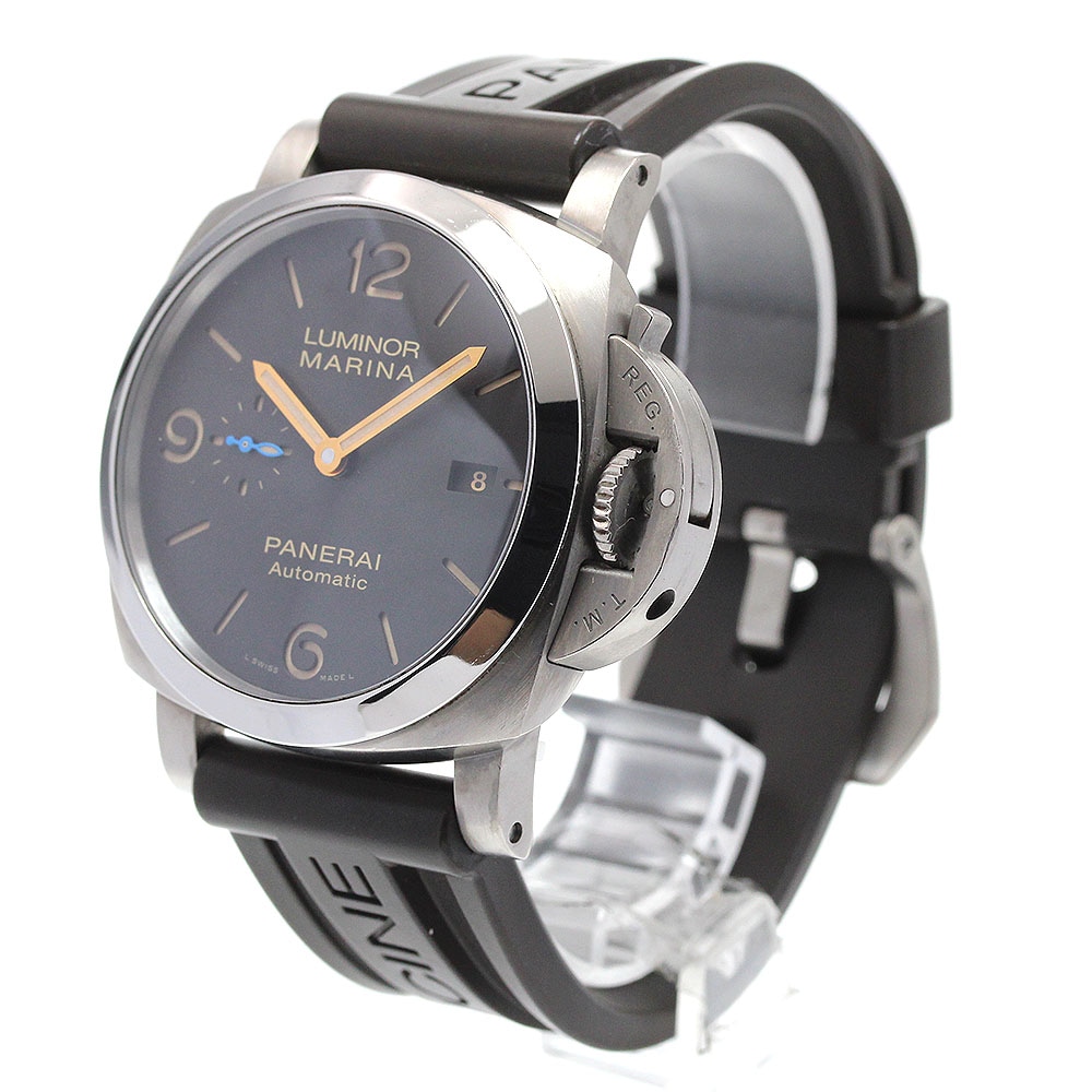 パネライ PANERAI PAM01351 ルミノールマリーナ 1950 3デイズ 裏スケルトン 自動巻き メンズ _862786【中古】