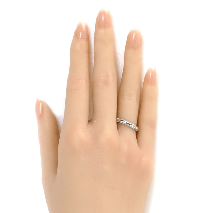 TIFFANY&Co. ティファニー Pt950プラチナ ミルグレインバンド