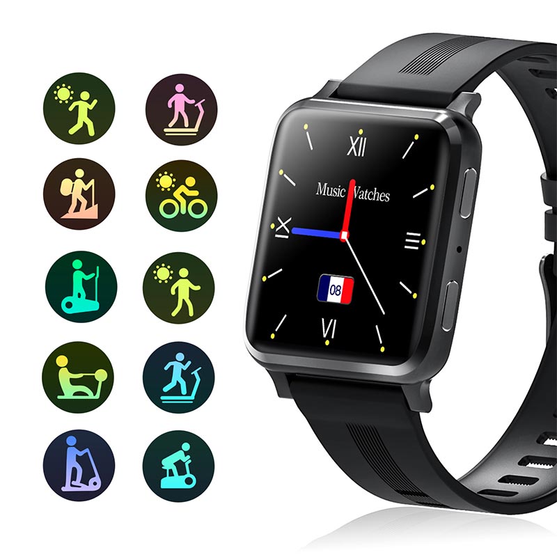 スマートウォッチ 大画面 gps軌跡 運動モード 血中酸素モニタリング 心拍数 | スマートウォッチ2025最新型 ChatGPT搭載 内蔵GPS 2種