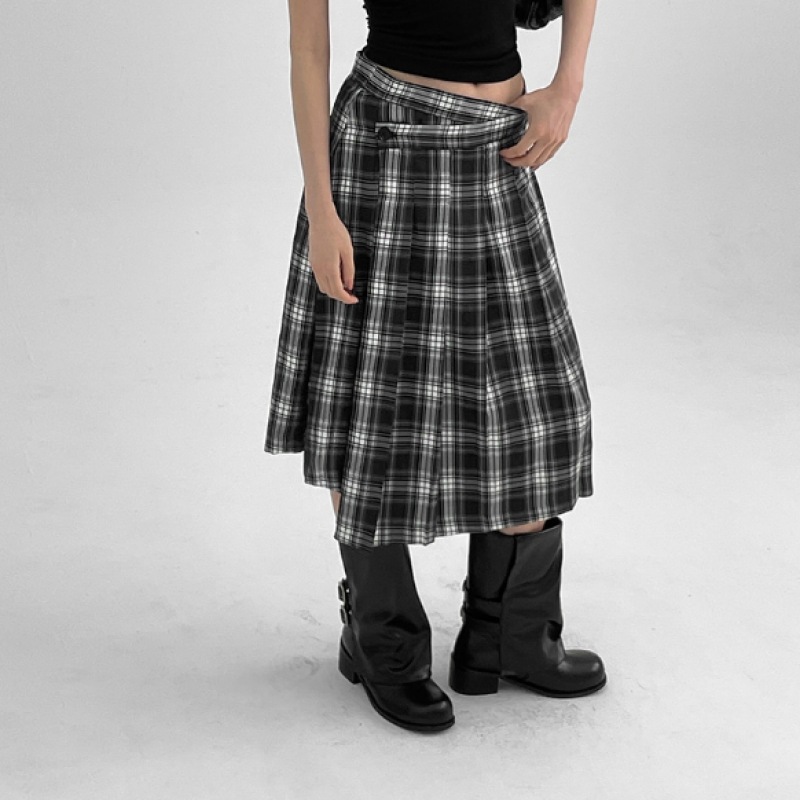 ブラックアップ ディセンテ バックル フォールディング ミドルブーツ ブラックアップ ディセンテ バックル フォールディング ミドルブーツ