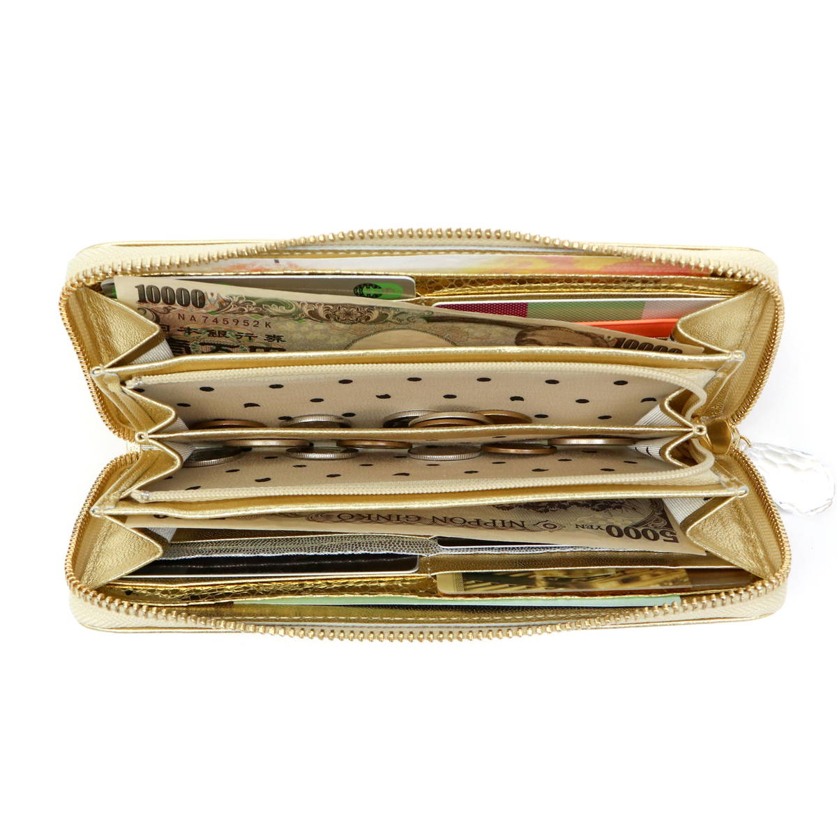 ツモリチサト 長財布 tsumori chisato 財布 ラウンドファスナー CARRY キャリー ドロップス ラウンドファスナー長財布 本革 ブランド レディース 57922