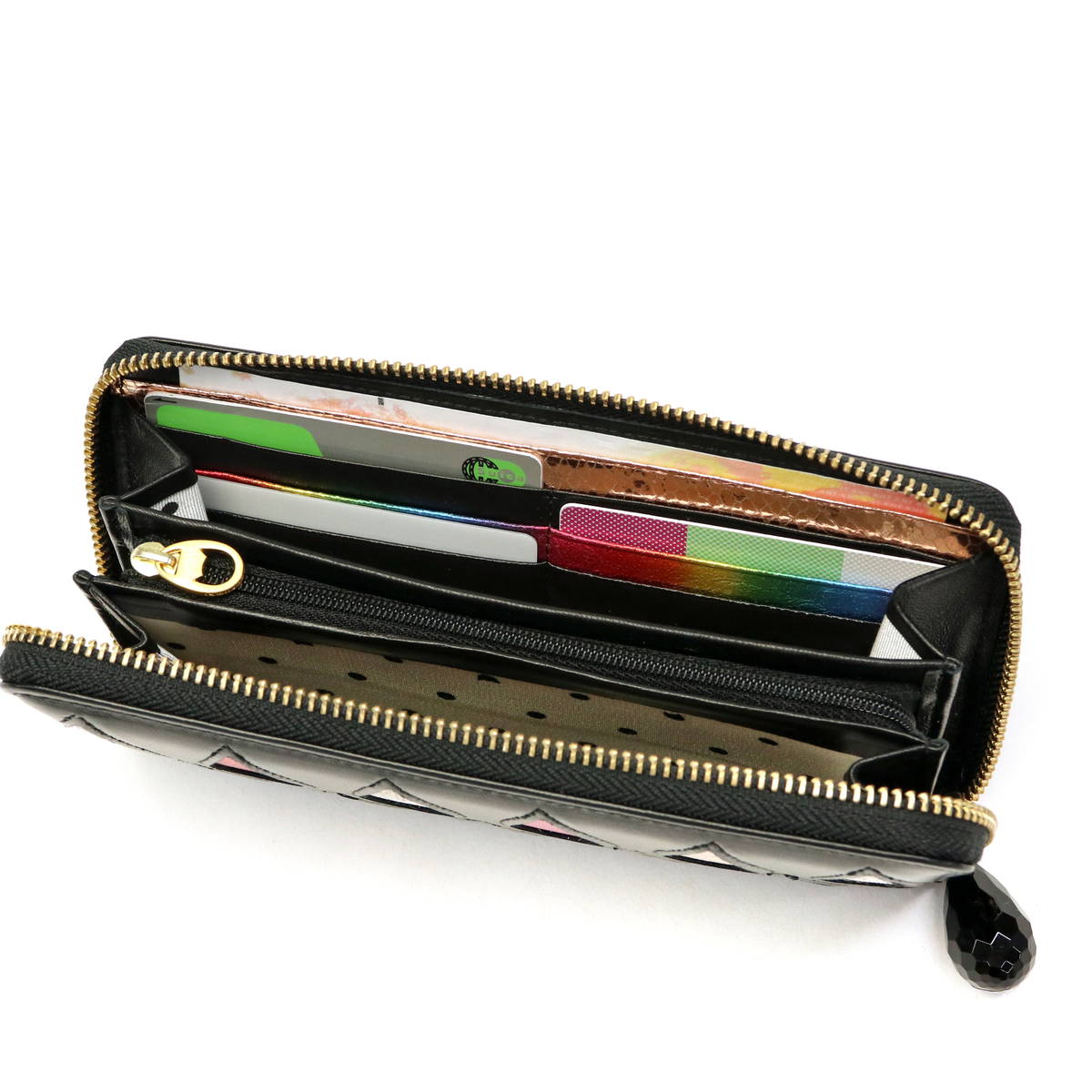 ツモリチサト 長財布 tsumori chisato 財布 ラウンドファスナー CARRY キャリー ドロップス ラウンドファスナー長財布 本革 ブランド レディース 57922