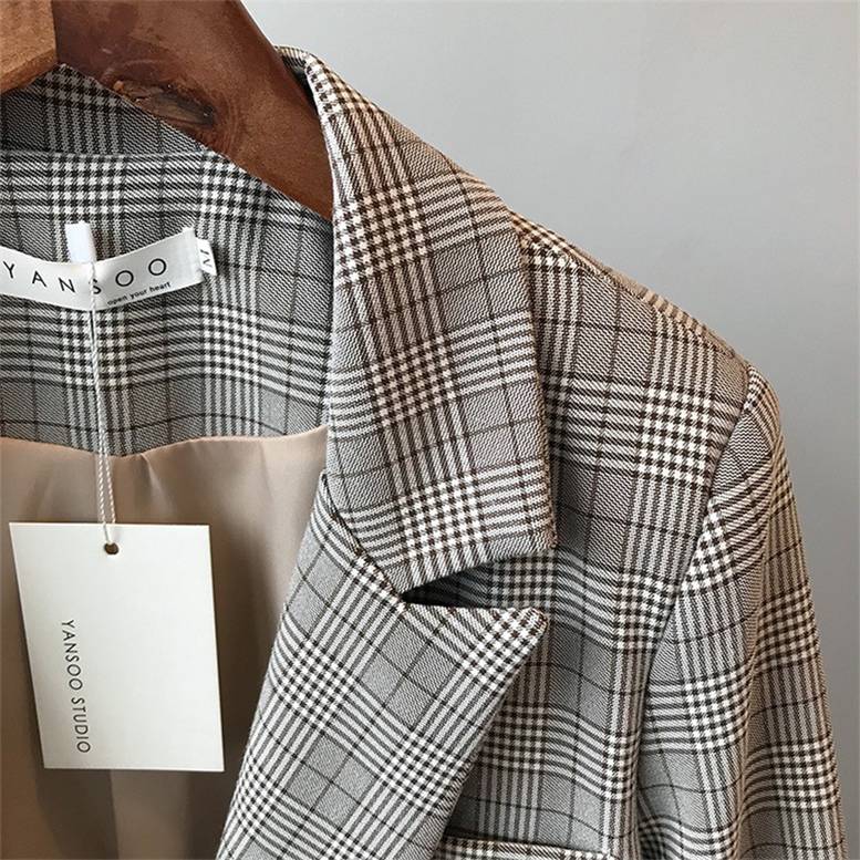 レディース グレンチェック柄ジャケット ダブルテーラードジャケット アウター ジャケット 大人可愛い レディース グレンチェック柄ジャケット ダブルテーラードジャケット アウター ジャケット 大人可愛い