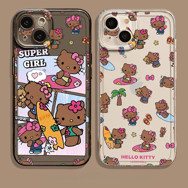 Qoo10] 日焼けキティiphoneケース ipho