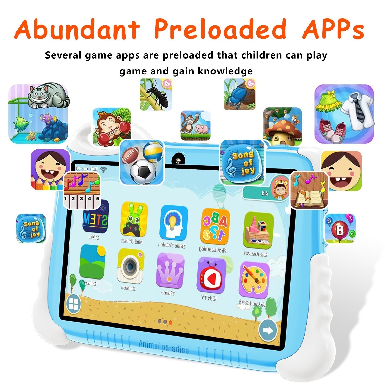 タブレットPC 子供用タブレット ペガサス 7インチ android14 子供向け 知育ゲーム キッズ お子様 児童用 知育 プレゼント 学習 知識 誕生日 高性能 品質保証