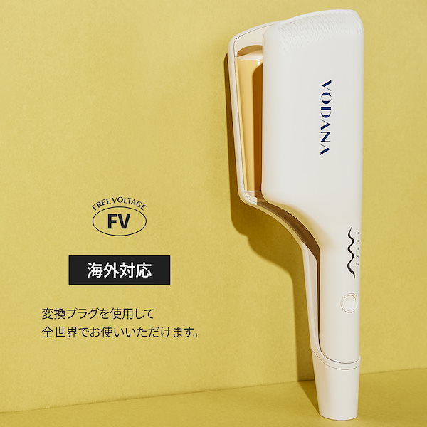 VODANA ウェーブアイロン　40mm 日本用プラグ Amazon.co.jp: VODANA トリプルフローウェーブアイロン【日本