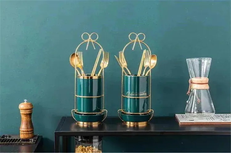 10点セット韓国ファッション ライトラグジュアリー セラミック 箸ブ 家庭用 食器 スプーン 収納28111617170