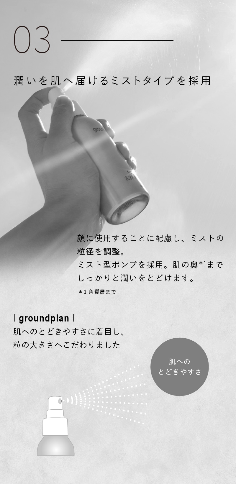 【ハリうるおい3点セット】groundplan ミスト100mL + エッセンス 40mL + オイル 20mL 美容液 化粧水 ミスト オイル 韓国スキンケア 基礎化粧品