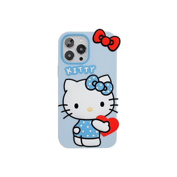 ハローキティ日焼けキティちゃん 赤黒 iPhoneケース iPhone13用