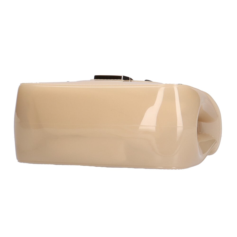 フルラ キャンディ ショルダーバッグ PVC ベージュ Furla 中古 美品 フルラ キャンディ ショルダーバッグ PVC ベージュ Furla 中古 美品