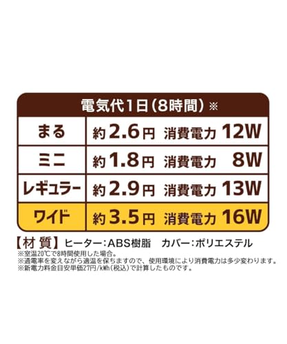 イヌ用 遠赤外線 ペットのヒーターテキオン (ヒーター:ABS樹脂/カバー:ポリエステル) ワイド