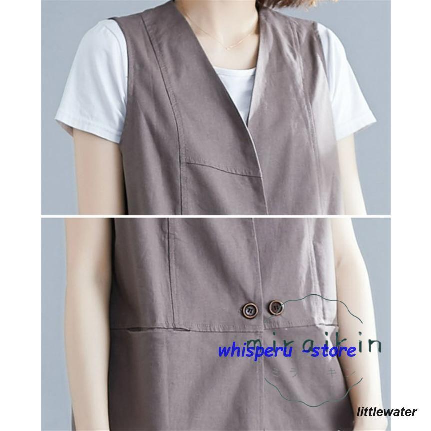 新作入荷 レディース 春 リネンライクロングジレ ジレ ロングコートノースリーブ ロングジレ トレンチ 無地 綿麻 ロング夏 大きいサイズ キレイめ 新作入荷 レディース 春 リネンライクロングジレ ジレ ロングコートノースリーブ ロングジレ トレンチ 無地 綿麻 ロング夏 大きいサイズ キレイめ