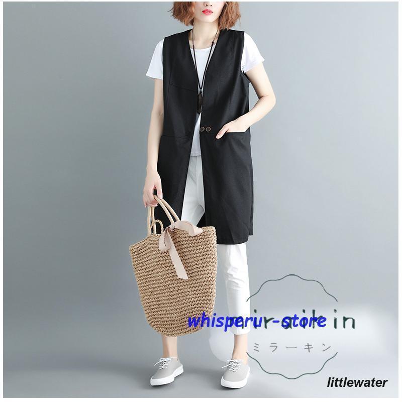 新作入荷 レディース 春 リネンライクロングジレ ジレ ロングコートノースリーブ ロングジレ トレンチ 無地 綿麻 ロング夏 大きいサイズ キレイめ 新作入荷 レディース 春 リネンライクロングジレ ジレ ロングコートノースリーブ ロングジレ トレンチ 無地 綿麻 ロング夏 大きいサイズ キレイめ