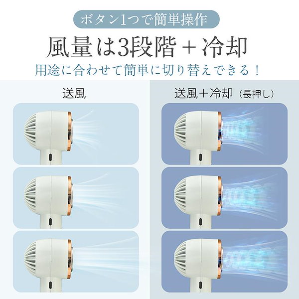Qoo10] 【2024年最新型】ハンディファン 携帯