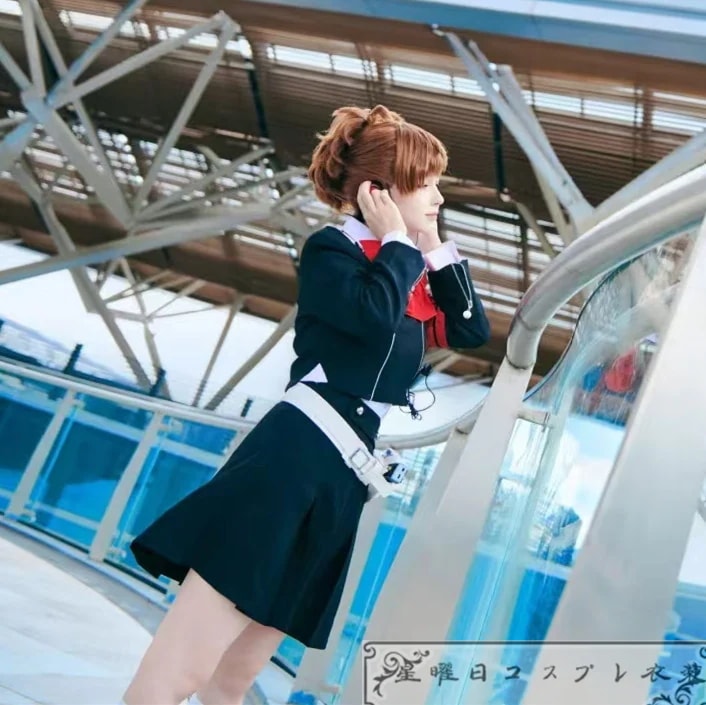 ペルソナ3 ハム子 汐見琴音 月光館学園 アイギス制服 コスプレ衣装 コスチューム ハロウィン 変装 仮装 ペルソナ3 ハム子 汐見琴音 月光館学園 アイギス制服 コスプレ衣装 コスチューム ハロウィン 変装 仮装