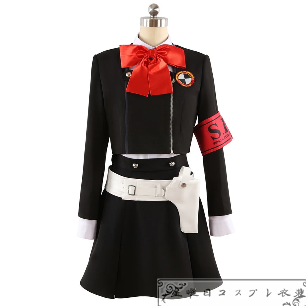 ペルソナ3 ハム子 汐見琴音 月光館学園 アイギス制服 コスプレ衣装 コスチューム ハロウィン 変装 仮装 ペルソナ3 ハム子 汐見琴音 月光館学園 アイギス制服 コスプレ衣装 コスチューム ハロウィン 変装 仮装