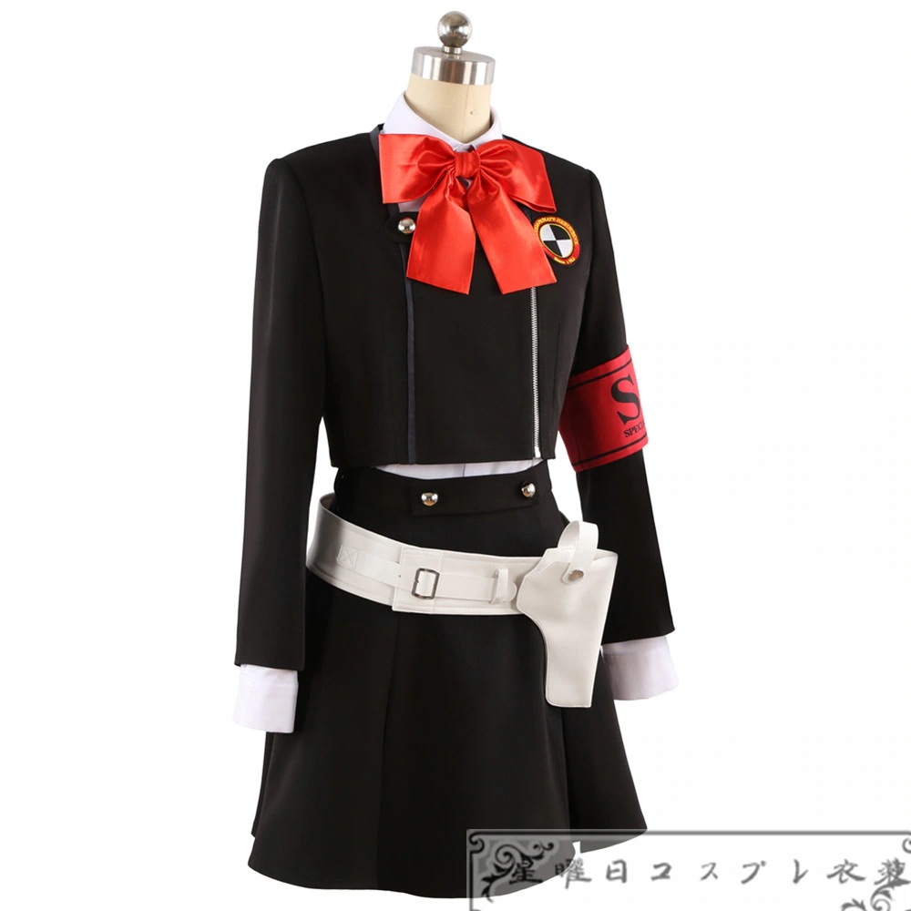 ペルソナ3 ハム子 汐見琴音 月光館学園 アイギス制服 コスプレ衣装 コスチューム ハロウィン 変装 仮装 ペルソナ3 ハム子 汐見琴音 月光館学園 アイギス制服 コスプレ衣装 コスチューム ハロウィン 変装 仮装
