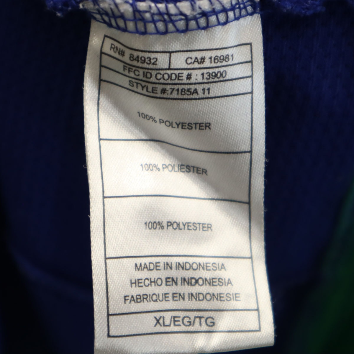 NHL バンクーバー・カナックス 長袖 ゲーム シャツ XL 青紺 ホッケー Vancouver Canucks メンズ 古着 NHL バンクーバー・カナックス 長袖 ゲーム シャツ XL 青紺 ホッケー Vancouver Canucks メンズ 古着