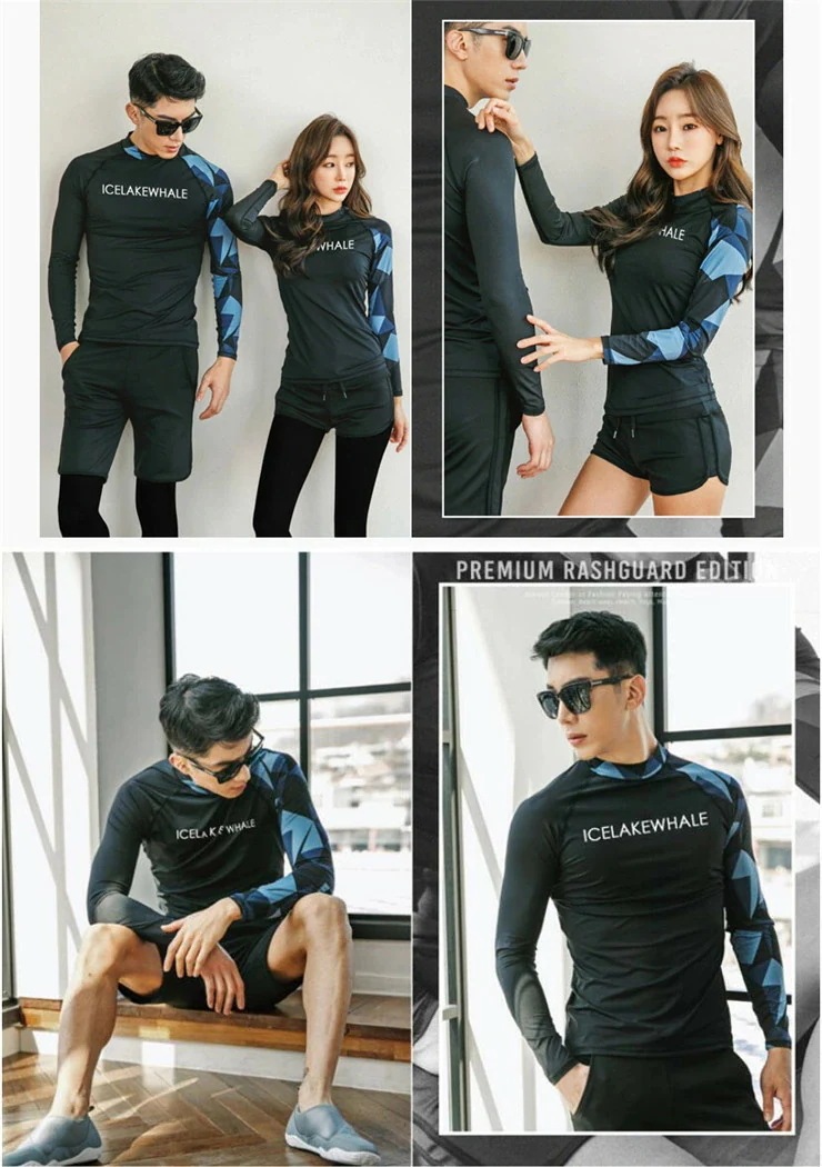 水着 レディース ラッシュパーカー サーフィン ペア カップル ラッシュガード ペアルック フィットネス ラッシュ 体型カバー メンズ ダイビング シュノーケリング お揃い リゾート 海 プール 紫外