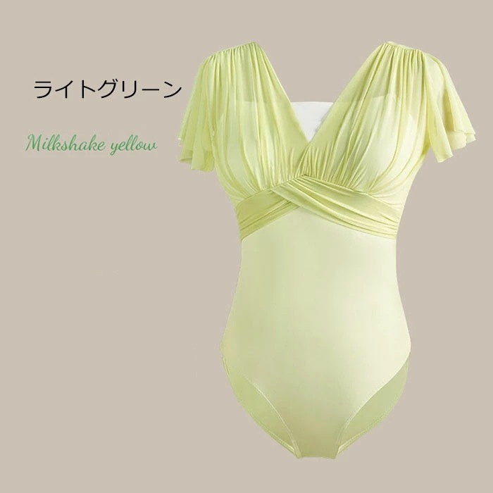 バレエ レオタード レッスン着 4色 レディースダンス用品 バレエレオタード バレリーナ 半袖 チュール メッシュ 透け感 キャミソール ダンスウェア 練習着 バレエ用品 ダンス衣装 体操服 大人レオ