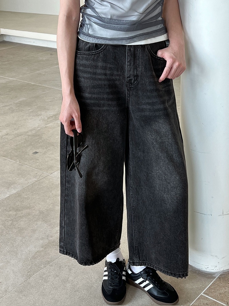 デニムワイドパンツ レディース 春夏 ゆったりとしたハイウエストストレートワイドパンツ デニムワイドパンツ レディース 春夏 ゆったりとしたハイウエストストレートワイドパンツ