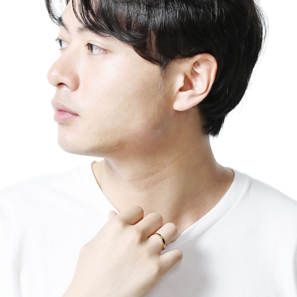 リング レディース メンズ シルバー925 K23RGP ゴールドコーティング 甲丸 ツヤあり リング レディース メンズ シルバー925 K23RGP ゴールドコーティング 甲丸 ツヤあり