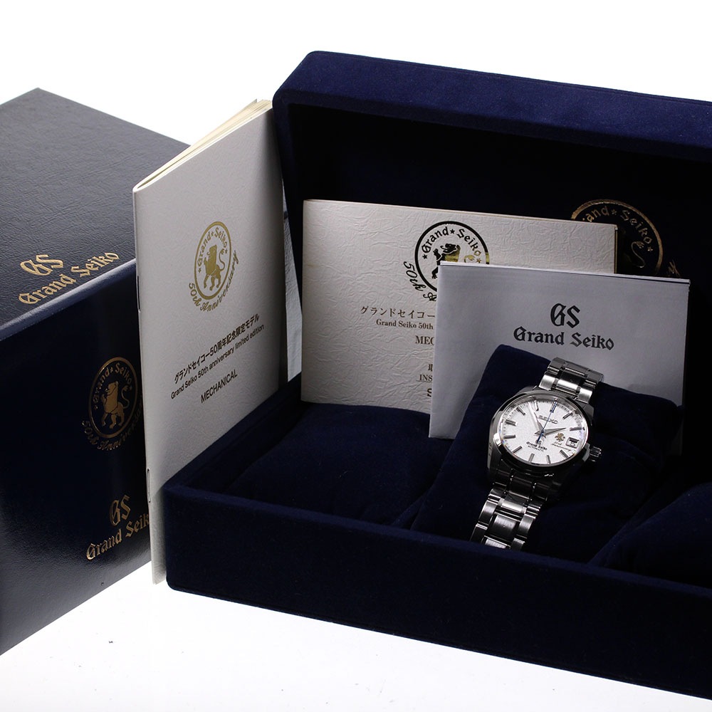 箱・保証書【SEIKO】セイコー グランドセイコー メカニカル 50周年記念 限定500本 SBGR065/9S65-00E0 メンズ_701791 【63】【中古】 箱・保証書【SEIKO】セイコー グランドセイコー メカニカル 50周年記念 限定500本 SBGR065/9S65-00E0 メンズ_701791 【63】【中古】