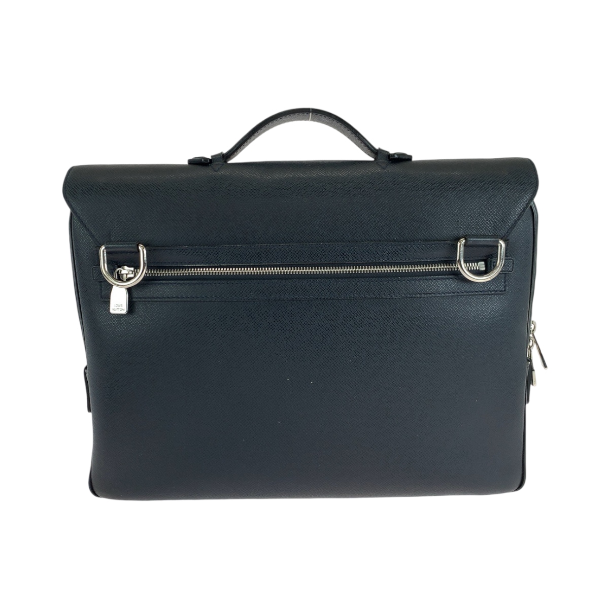美品 タイガ ヴァシリPM ボレアル ネイビー シルバー金具 タイガ M32640 ショルダーバッグ ビジネスバッグ 2way メンズ 410659