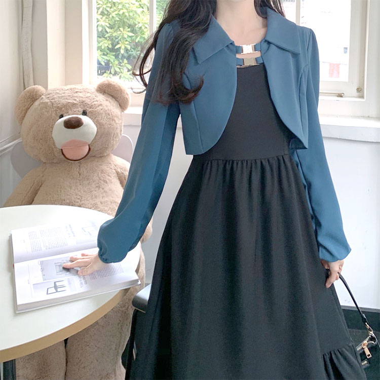 【即納】大きいサイズレディース ワンピース ショートボレロ&キャミソールワンピースセット セット キャミソール ワンピ ティアード ボレロ 長袖 2点セット ファスナー 冬新作 春服 秋服 LL 2L 【即納】大きいサイズレディース ワンピース ショートボレロ&キャミソールワンピースセット セット キャミソール ワンピ ティアード ボレロ 長袖 2点セット ファスナー 冬新作 春服 秋服 LL 2L