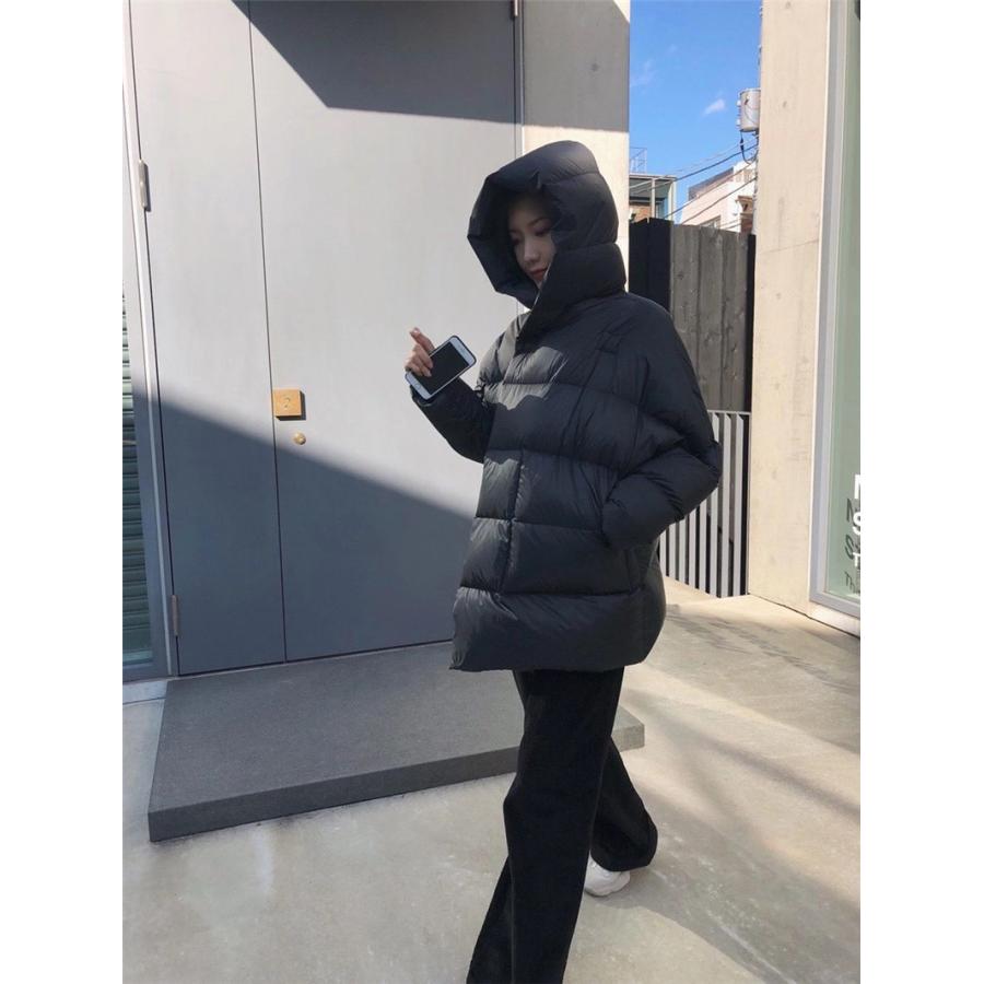 ダウンジャケット ライトアウター ブルゾン ダウン フード付き 軽量 キルティング 無地 ショート丈 レディース 大きいサイズ 防寒