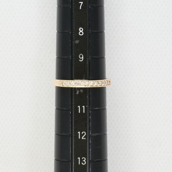 K10 10金 PG リング 10号 ダイヤ 0.20 中古 K10 10金 PG リング 10号 ダイヤ 0.20 中古