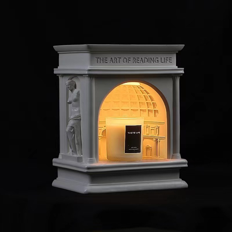 キャンドルウォーマーアロマセラピーメルトワックスランプメルトキャンドルランプ宮殿の装飾品装飾ランプ寝室フレグランスランプ調光可能なナイトライトアロマキャンドルアロマ