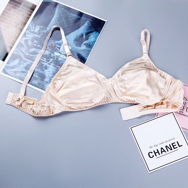 Qoo10] 二重シルク シルク ブラジャー ショーツ