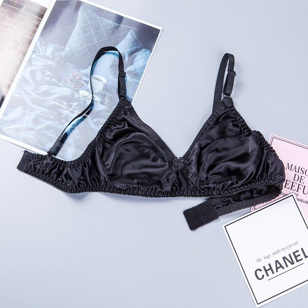 Qoo10] 二重シルク シルク ブラジャー ショーツ