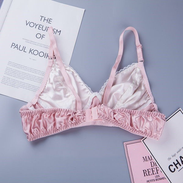 シルク　ブラジャー　ノンワイヤー　2個セット 楽天市場】シルクニットブラジャー【シルク100％】【シルクブラ