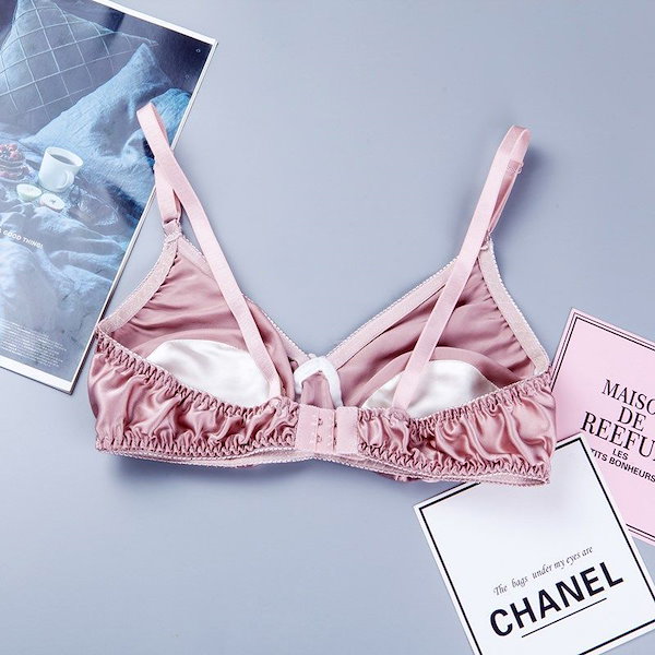 Qoo10] 二重シルク シルク ブラジャー ショーツ