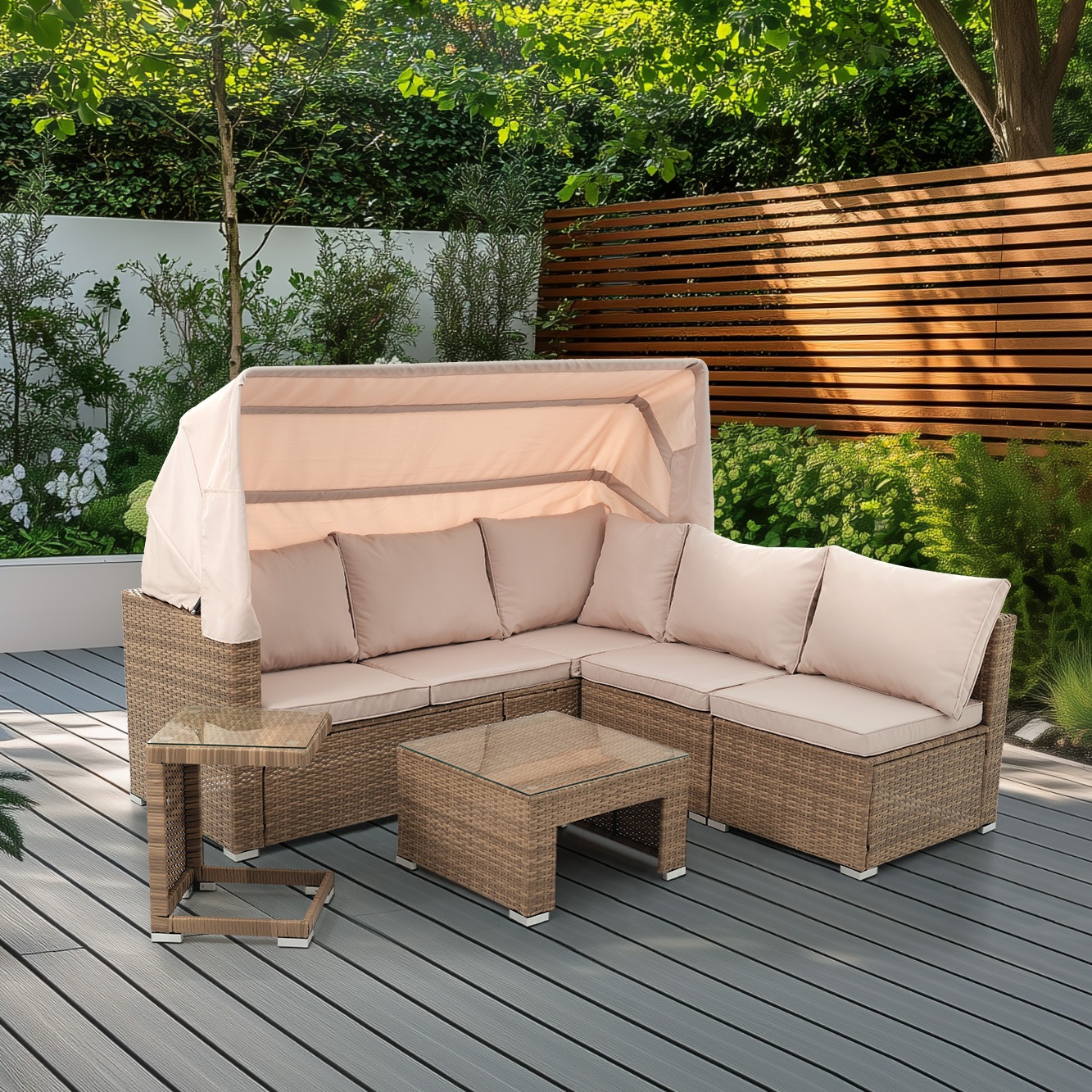 国内即発送!送.料.無.料!パラソル付き ガーデンファニチャー 5点 ガーデン テーブル チェアー ラタン調 テーブル 家具 樹脂 楽組 ホテル カフェ ベランダ テラス 高級 テラス ソファ ガ【元 国内即発送!送.料.無.料!パラソル付き ガーデンファニチャー 5点 ガーデン テーブル チェアー ラタン調 テーブル 家具 樹脂 楽組 ホテル カフェ ベランダ テラス 高級 テラス ソファ ガ【元