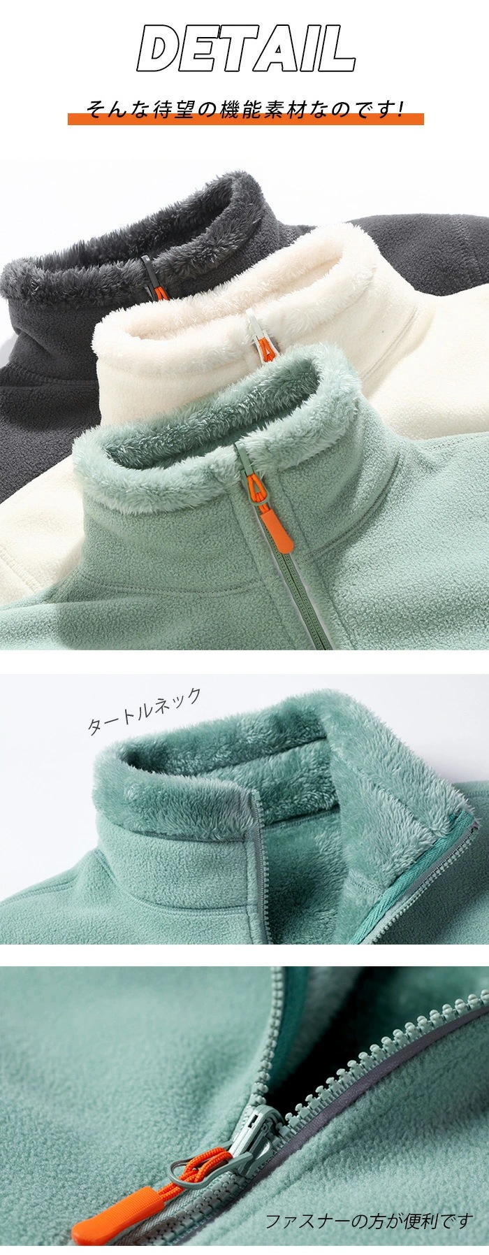 ボア ジャケット 長袖 ブルゾン ハイネック レディース ジップアップ パーカー フリース ジャンパー ショート丈 ボアブルゾン リバーシブル アウター 大きいサイズ トップス ユニセックス コート