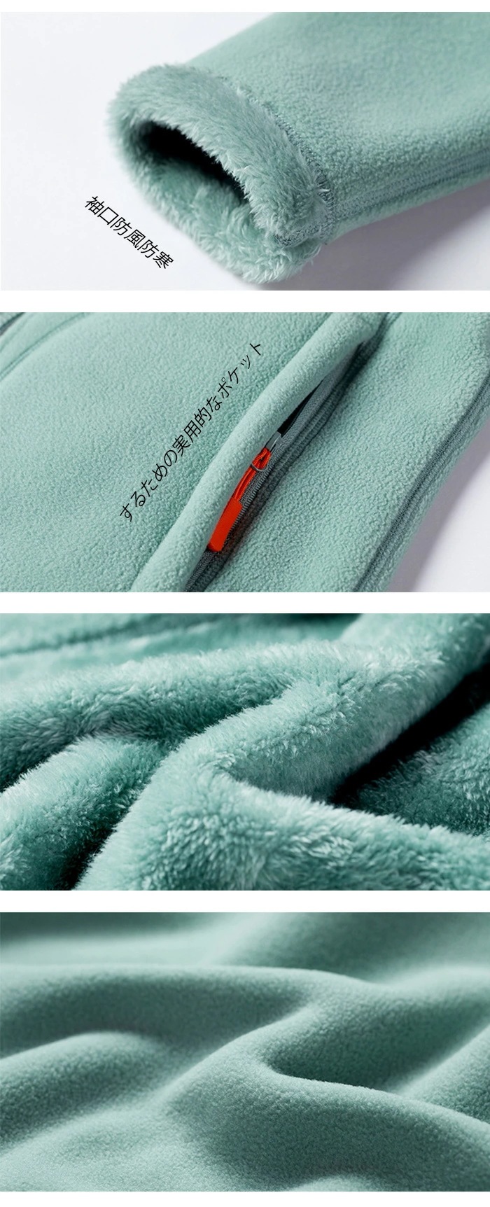 ボア ジャケット 長袖 ブルゾン ハイネック レディース ジップアップ パーカー フリース ジャンパー ショート丈 ボアブルゾン リバーシブル アウター 大きいサイズ トップス ユニセックス コート