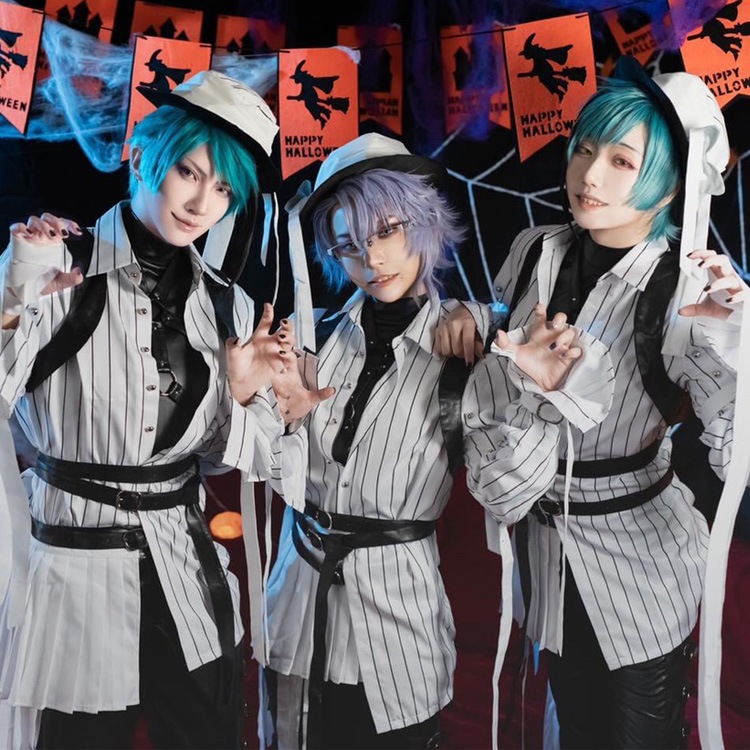 ツイステッドワンダーランド ツイステ オクタヴィネル寮 Azul Floyd Jade ハロウィーン コスプレ衣装 コスチューム 学園祭 イベント ツイステッドワンダーランド ツイステ オクタヴィネル寮 Azul Floyd Jade ハロウィーン コスプレ衣装 コスチューム 学園祭 イベント