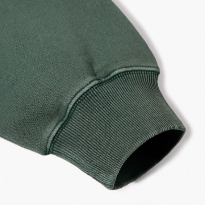 ミニマルプロジェクトアップリケアーチロゴスウェットシャツ MMT133 [ブルーグリーン]