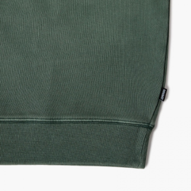 ミニマルプロジェクトアップリケアーチロゴスウェットシャツ MMT133 [ブルーグリーン]